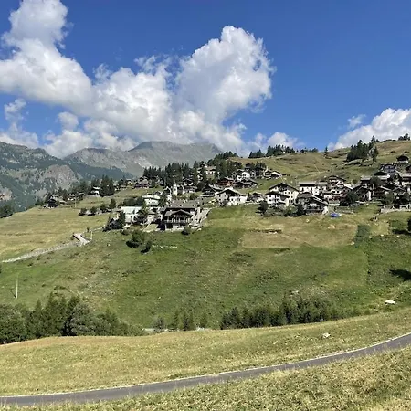 Im Skigebiet Auf Autofreier Alm Zwischen Den Hochsten Bergen Der Alpen. * Chamois